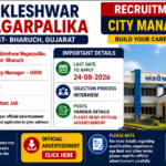 Ankleshwar Nagarpalika City Manager UWM Recruitment 2026: Apply for City Manager Post Ankleshwar Nagarpalika City Manager UWM Recruitment 2026