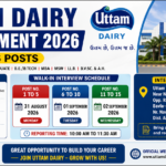 Uttam Dairy Recruitment 2026