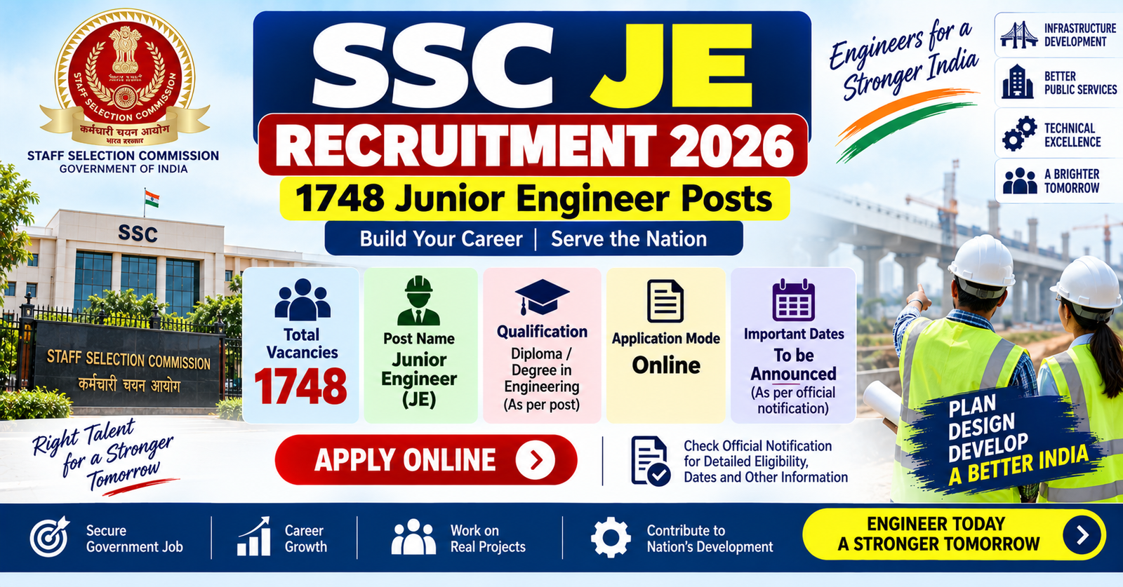 SSC JE Recruitment 2026